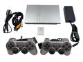 Sony Playstation 2 / PS2 Slim Konsole Silber + 2 Controller + Kabel