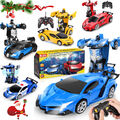 Ferngesteuertes Transformer Auto Rennauto Roboter Weihnachten Kinder Spielzeug