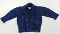 Süße französische Baby Strick Jacke Cardigan von Tape a L'Oeil Größe 12M 74 Blau