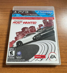 Need For Speed Most Wanted -- Limited Edition - (Playstation 3, 2012) Ps3 - CIB