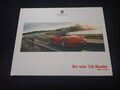 2016 Porsche 718 Boxster Hardcover Brochure Prospekt Catalog 58 Seiten DEUTSCH