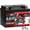 LANGZEIT YTX4L-BS Gel Roller Batterie 12V 4Ah CTX4L-BS 50314 Motorradbatterie