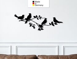 Vögel, Metall Wanddeko, Wanddeko Aus Metall, Wandbild aus Metall
