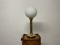 Vintage Tischlampe / Messing / Opalglas Hollywood Regency Lampe Leuchte Stil