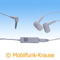 Headset Stereo In Ear Kopfhörer f. LG T310 Cookie Style (Weiß)