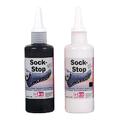 Sock Stop 2er-Set schwarz/creme mehr Rutschfestigkeit für Socken Latexmilch
