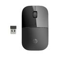 HP Z3700 Black 2.4GHz USB Slim Wireless Mouse with Blue LED 1200 dpi Optical Sen