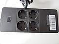 4 fach schaltbare Steckdosenleiste mit Kippschalter und 5 USB Ports