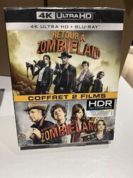 Zombieland / Double Tap 1+2 4K Ultra HD Blu-ray Box Neu & Ovp Teil 1+2