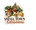 1 Bügelbild für helle Stoffe Weihnachten Christmas Vintage Small town 1605