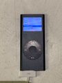 Apple iPod A1199 SILVER  Nano 8 GB- BLACK COVER