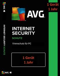 AVG Internet Security 2023 1 PC 1 Jahr KeyDE. HÄNDLER / 19% RECHNUNG / Schnelle Lieferung /