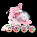 Inliner für Kinder Inline Skates für Anfänger mit Leuchtende Räder Einstellbarer