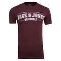 Jack & Jones Herren Baumwoll T-Shirt Freizeit Shirt ENGLISH TEE