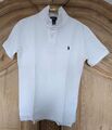 Ralph Lauren Poloshirt Polo Shirt kurzarm Jungen Größe M 10-12 weiß TOP