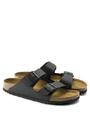 Hausschuhe Unisex BIRKENSTOCK Arizona Birko Flor Sandale Pantoffel Black 36