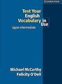 Test Your English Vocabulary in Use Upper-Intermediate (... | Buch | Zustand gut