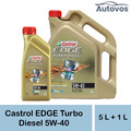 Castrol EDGE TurboDiesel 5W-40 6 Liter Motoröl 