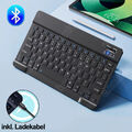 Mini Bluetooth Tastatur kabellos Wireless Keyboard für PC Handy Tablet Fernseher