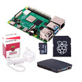 Raspberry Pi 4 Computer Model B 4GB RAM Starter Kit Bundle Schwarz NEU