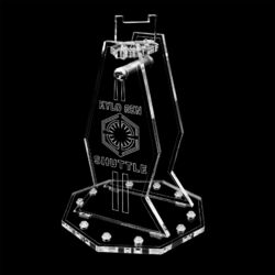 Acryl Display Stand für LEGO 75256 Kylo Ren´s Shuttle - Made in Germany