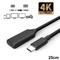 USB-C auf HDMI-Adapter 4K Typ C auf HDMI Huawei Samsung Galaxy MacBook TV