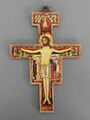 Kreuz Jesu Franziskuskreuz  14  x 10  cm Wandkreuz Verarbeitung