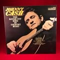 JOHNNY CASH The Rough Cut King Of Country Music 1973 UK VINYL LP Konturplatte