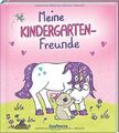 Meine Kindergarten-Freunde: Einhorn - Mit Glitzerfolie auf dem Cover (Freundebuc