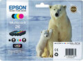 4x Original EPSON T26 TINTE PATRONEN XP625 XP700 XP710 XP720 XP800 XP810 XP820