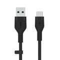 Belkin BoostCharge Flex silicone USB C charger cable, USB-IF certified USB type 