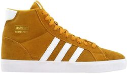 adidas Basket Profi ( FW3103 ) High-Top Sneakers Trainers Gelb Leder NEU OVP