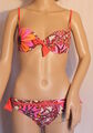 Marc O`Polo Bikini Set Gr  42  C Muster Bügelsoftcup Blüten Strand Pool 840368
