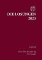 Losungen Deutschland 2023 / Die Losungen 2023 Herrnhuter Brüdergemeine Buch