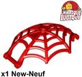 Lego x1 minifig arme weapon toile araignée Spider Web Hemisphere rouge/red 80487