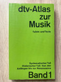 dtv-Atlas zur Musik Band 1 376183022x 3423030224
