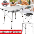 2024 Aluminium Campingtisch Rolltisch Klapptisch Falttisch Gartentisch Camping