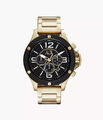 Armani Exchange AX1511 Herrenuhr Chronograph 10 ATM Gold NEU UVP EUR 259.-