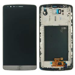 LG Optimus G3 D855 lcd display touchscreen glass modul frame titan grey