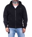 Superdry Herren Jacke Sportstyle Ziphood Hoodie Sweatjacke M2010215A Schwarz