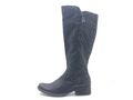 Jumex Damen Stiefel Stiefelette Boots Schwarz Gr. 41 (UK 7,5)