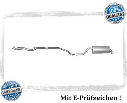 Auspuffanlage für Opel Corsa D 1.2 Auspuff Mittelrohr Endtopf Flexrohr