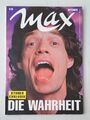 max 9/91 - Kultmagazin 90er Jahre - Stones Exklusiv - Die Wahrheit - Mick Jagger