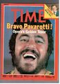 LUCIANO PAVAROTTI BRAVO OPERA GOLDEN TENOR RARO magazine TIME September 24, 1979