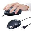 Optische Mini-USB-Maus mit Kabel Kleine tragbare ergonomische Mausi