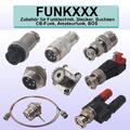 FUNKXXX - Zubehör für Funktechnik Stecker Buchsen HF Amateurfunk CB Radio Ersatz