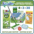Swiffer Set Dry & WET Bodenwischer Starter +30 feuchte Bodentücher + Staubmagnet