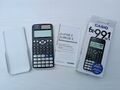 Casio FX-991 DE X Schule Taschenrechner Carbon weiß OVP