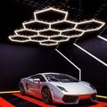 11Grids Hexagon LED Beleuchtung Garage Werkstatt Auto Detaillierung Wandleuchten