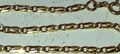 UK gestempelt 9 kt Gelbgold hübsch 7,25" Zoll lang ausgefallenes Spiga Link Armband.